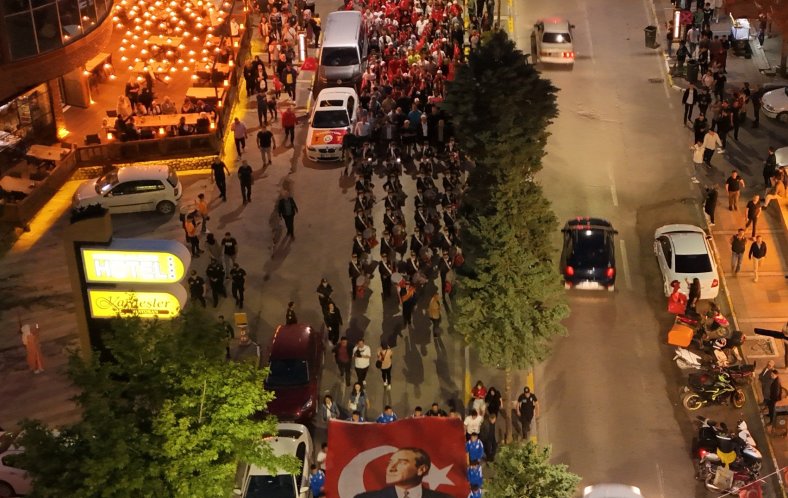 Aksaray'da ‘Fener Alayı’ yürüyüşü düzenlendi.