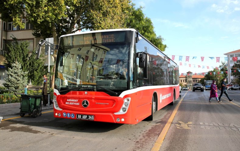 AKSARAY BELEDİYESİNDEN 30 AĞUSTOS ZAFER BAYRAMINDA ÜCRETSİZ ULAŞIM