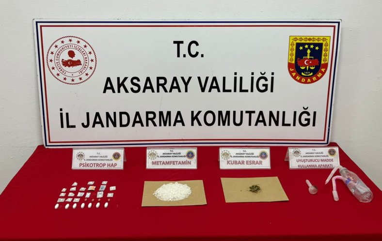 Mersin'den Aksaray'a Uyuşturucu Sevkiyatı