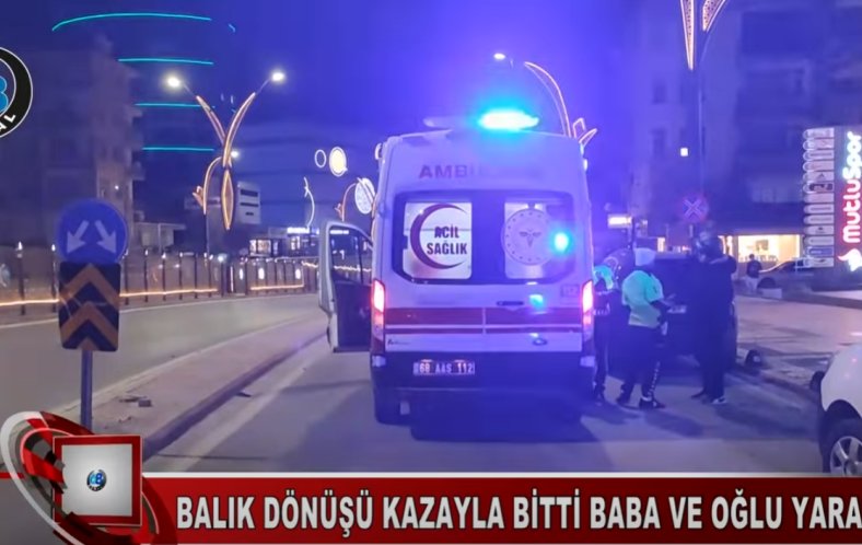 Balık dönüşü kazayla bitti: Baba ve oğlu yaralandı