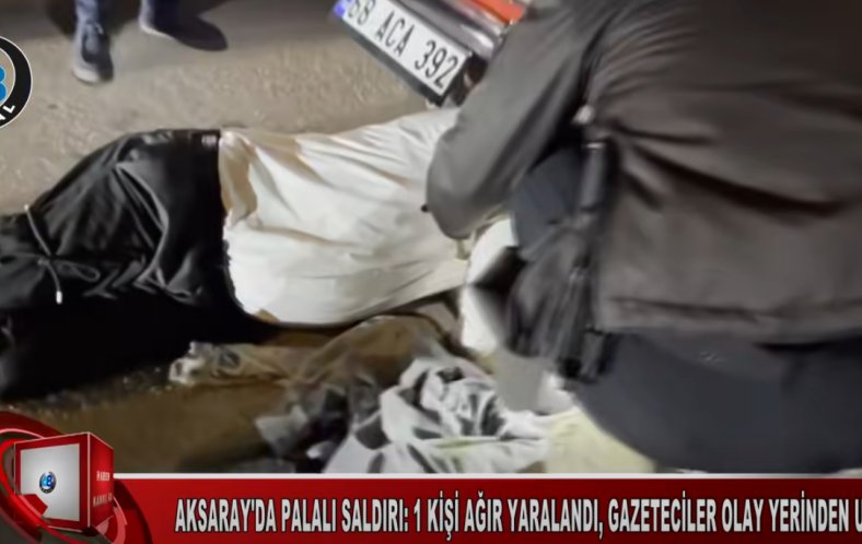 Aksaray’da palalı saldırı: 1 kişi ağır yaralandı