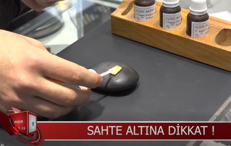 Sahte altına dikkat!