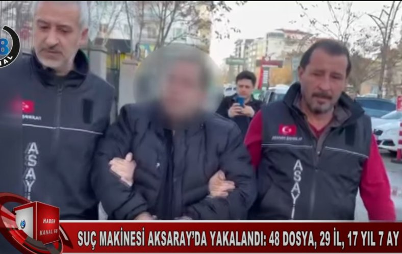 Suç Makinesi Aksaray’da Operasyonla Yakalandı