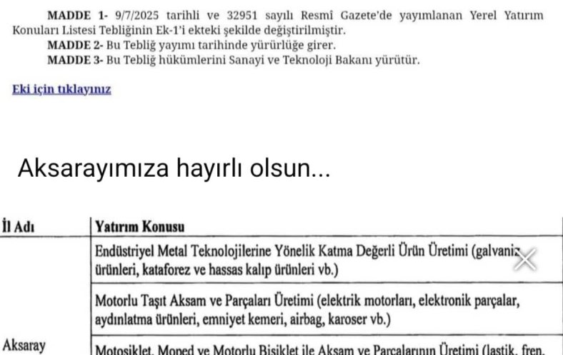 BAŞKAN AKTÜRK: ŞEHRİMİZ YÜKSEK TEKNOLOJİ VE STRATEJİK SANAYİ YATIRIMLA