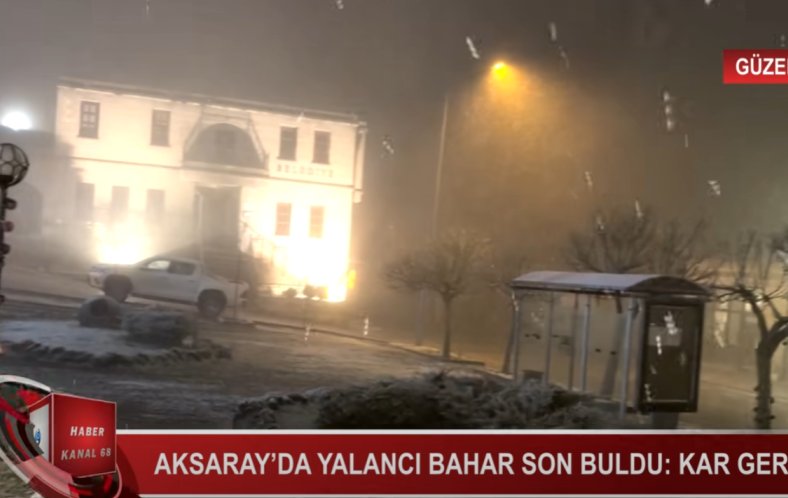 Aksaray’da mevsim normallerinin üzerinde seyreden bahar havası, yerini