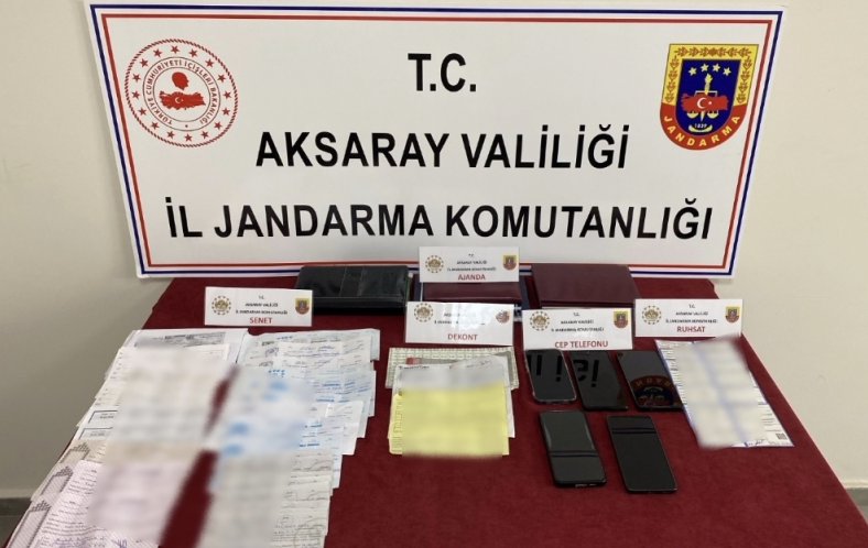 Aksaray’da Tefeci Şebekesine Jandarma Darbesi