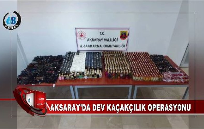 Aksaray'da Dev Kaçakçılık Operasyonu: 4.5 Milyon TL'lik Malzeme Ele Ge