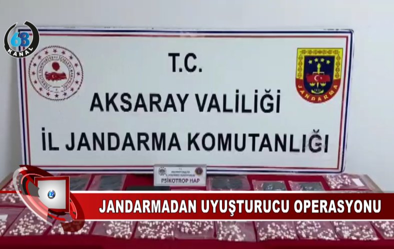 JANDARMADAN UYUŞTURUCU OPERASYONU