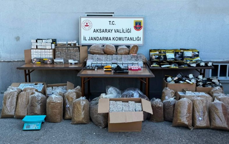 AKSARAY’DA DEV KAÇAKÇILIK OPERASYONU