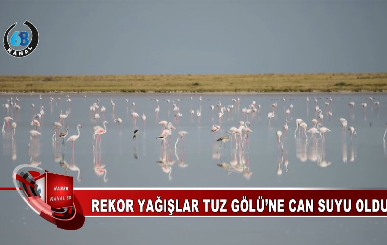Son 66 Yılın Rekor Yağışları Tuz Gölü’ne Can Suyu Oldu