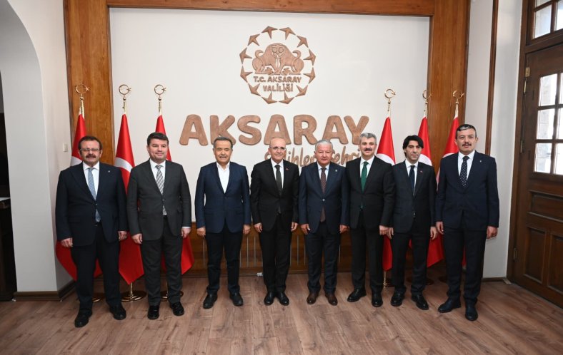 Bakan Şimşek’ten Aksaray Valiliği’ne Ziyaret