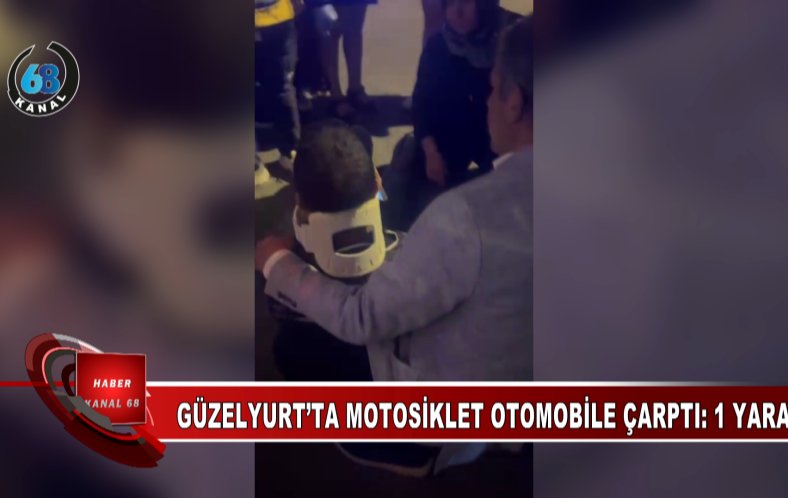Güzelyurt’ta Kaza: Otomobille Çarpışan Motosiklet Sürücüsü yaralandı