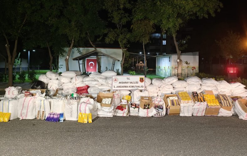 Aksaray Jandarmasından Kaçakçılara Dev Darbe