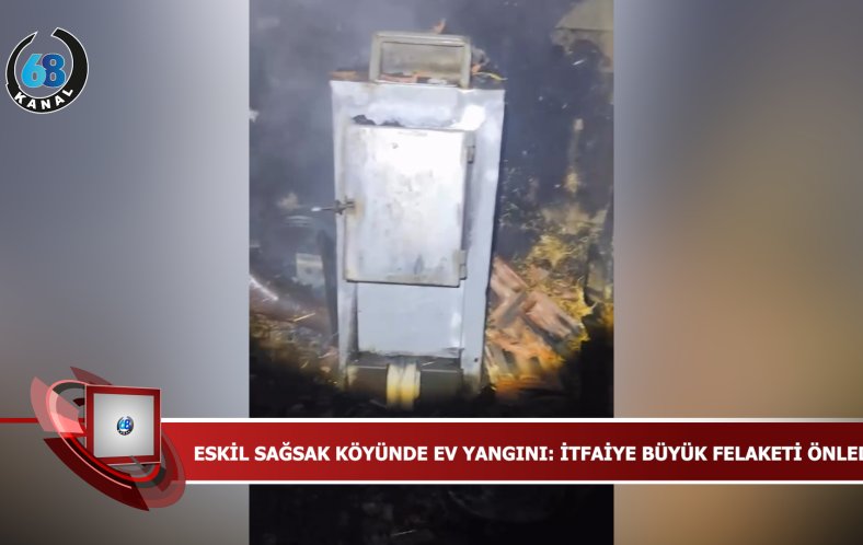 Eskil’de Korkutan Yangın! İtfaiye Ekipleri Seferber Oldu