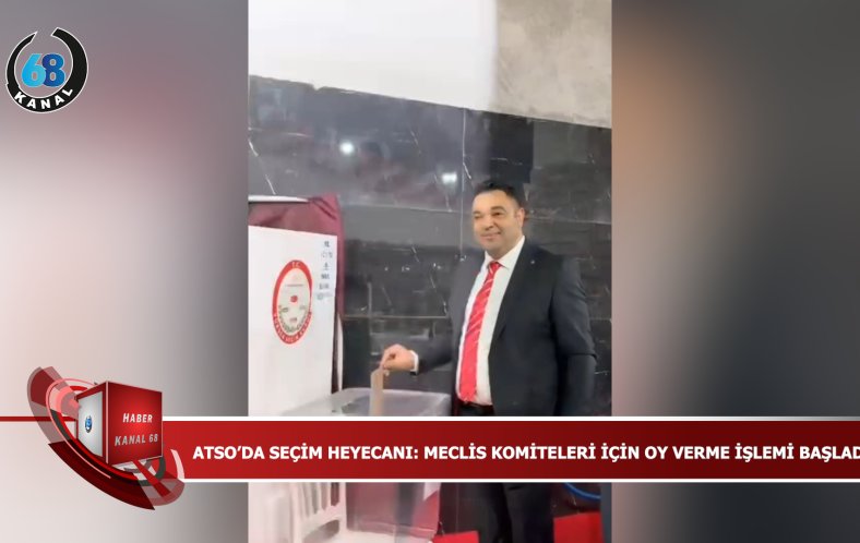 ATSO’da Seçim Heyecanı Başladı: Yaklaşık 6 Bin Üye Sandık Başında