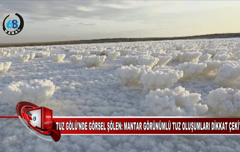 Tuz Gölü’nde Büyüleyici Manzara
